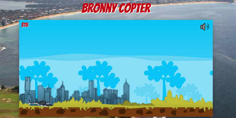 The Bronny Copter game.