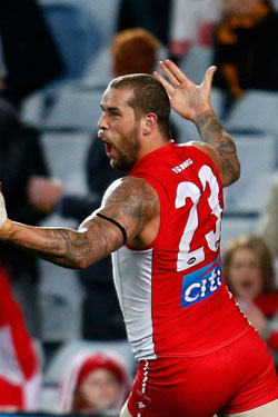 Franklin did what he could to lift Sydney. Photo: Getty