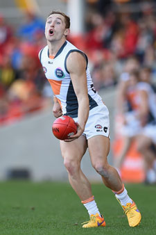 Devon Smith was outstanding for the Giants in their road win. Photo: Getty