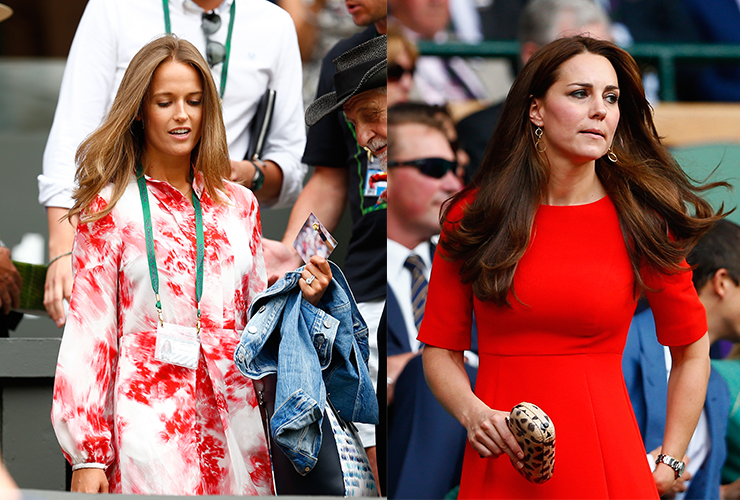 Who wore it better: Kim Murray or Kate Middleton? Photos: Getty