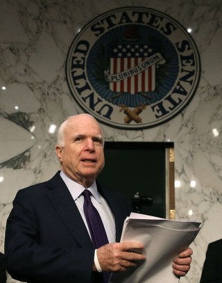 john mccain military service 