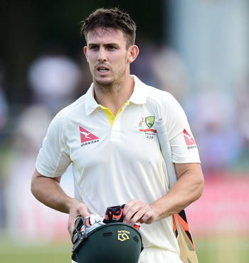 Mitchell Marsh's bowling had been queried. 