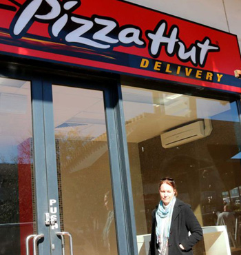 Lyn Bayakly's Pizza Hut store in the Perth suburb of Butler was closed last November.