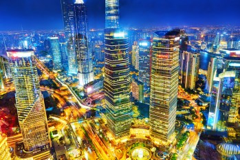 Pudong, home of the Shanghai Stock Exchange.