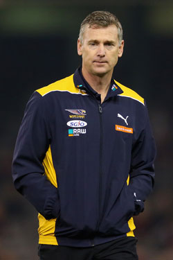 Simpson and West Coast were also hit hard by the Walsh news. Photo: Getty