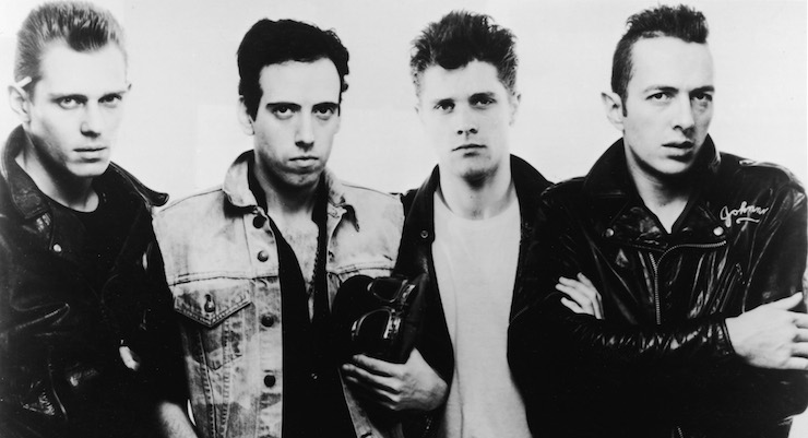 The Clash, from left to right: Paul Simonon, Mick Jones, Pete Howard, and Joe Strummer. Photo: Getty