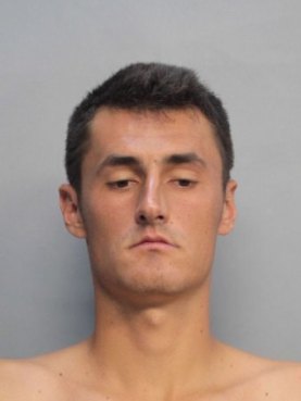 bernard tomic mugshot arrest