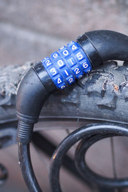 Locking your wheel deters would-be thieves. Photo: Shutterstock