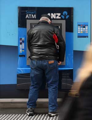 ANZ shares were down 7.5 per cent. Photo: AAP