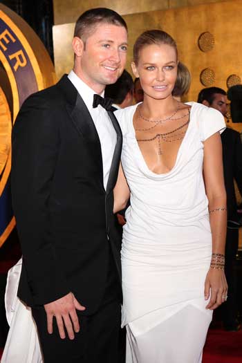 Clarke's relationship with Lara Bingle meant he went from the cover of Inside Cricket to the cover of Woman's Day. Photo: Getty