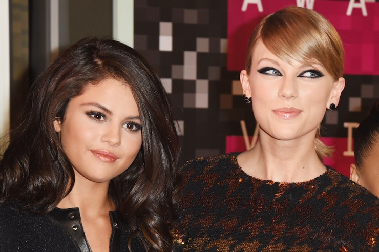 Best friends Selena Gomez and Taylor Swift are inseparable on the carpet.