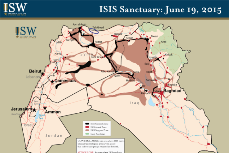 Islamic State now controls more territory than officially recognised neighbouring countries like Lebanon and Israel.