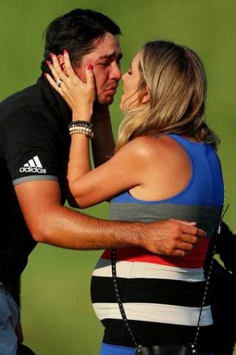 There were tears when Day finally elevated himself among the major winners. Photo: Getty