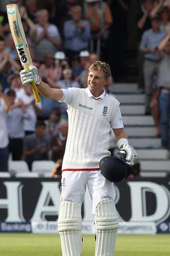 Joe Root's century helped consolidate England's brilliant showing with the ball. Photo: Getty
