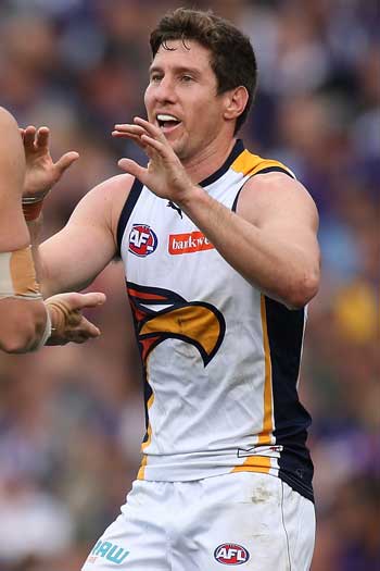 Pat McGinnity kicked a goal and provided outstanding pressure when Fremantle charged late on. Photo: Getty