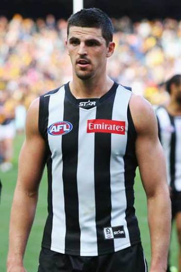Scott Pendlebury was a state-level junior basketballer. Photo: Getty