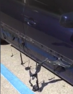 It took 37 degree temperatures to melt the fixtures. Photo: Telegraph UK