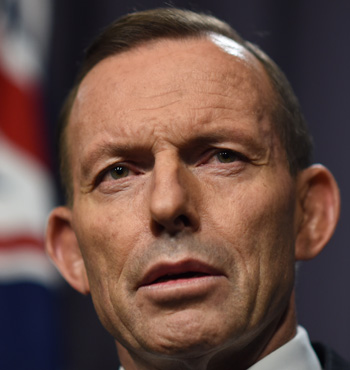 Tony Abbott insists marriage is between a man and woman.