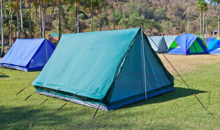 Tents come from one-man pockets to ten-man monsters.