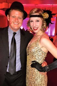 Chris Hurst with Alison Parker. Photo: WDBJ7