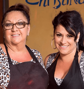 'The Hotplate' contestants Christina and Tania.