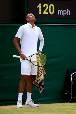 Wimbledon was a fortnight of drama for Kyrgios. Photo: AAP