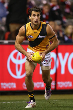 Alex Rance is the AFL's star backman. Photo: Getty