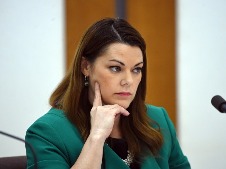 Security staff said they observed Sarah Hanson-Young's every move.