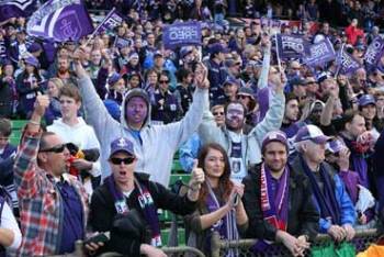 Most of the 41,508 fans in attendance behaved impeccably. Photo: Getty
