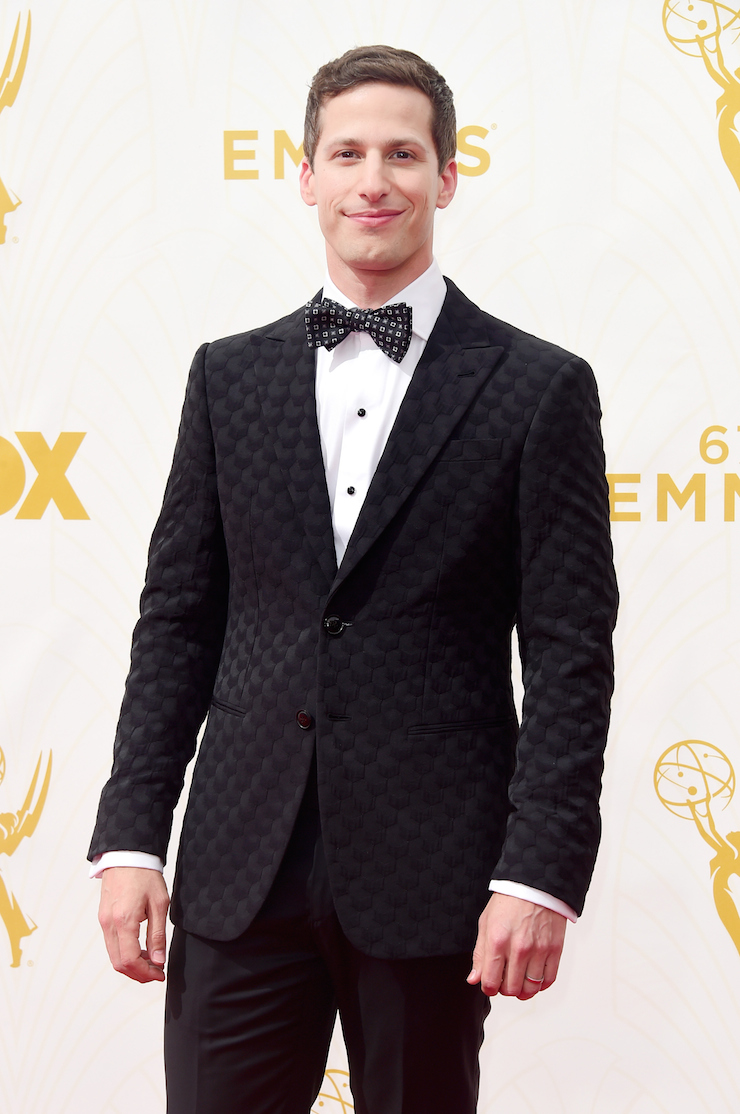 Host Andy Samberg.