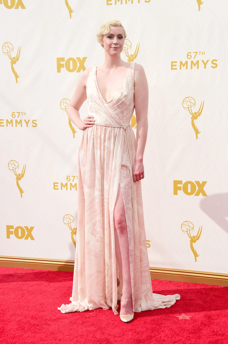 Brienne of Tarth from 'Game of Thrones', or Gwendoline Christie as she's known in real life.