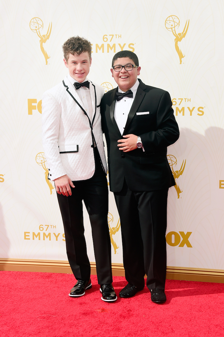'Modern Family' stars Nolan Gould (L) and Rico Rodriguez.