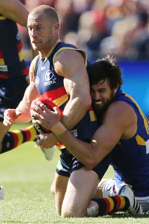 Kennedy loves to lay a tackle. Photo: Getty
