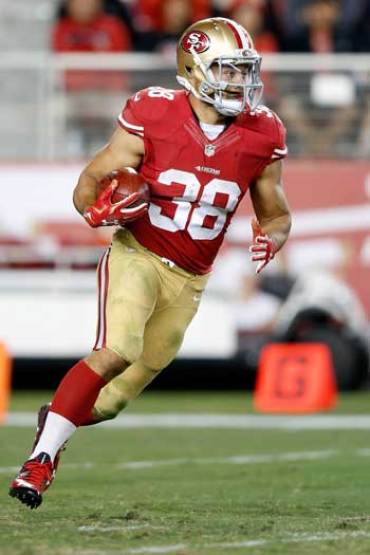 Hayne finished pre-season with the highest average yards (7) per rush, carrying the ball 175 yards from 25 carries. Photo: Getty