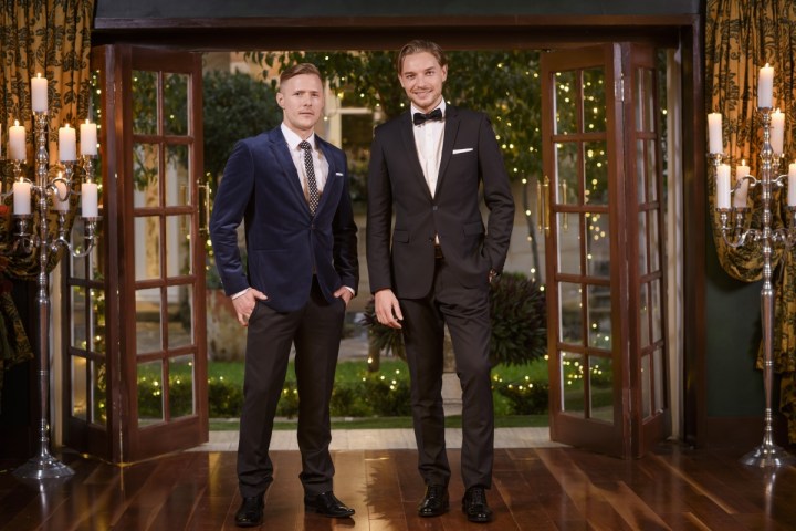 Kieren Nicholson and David Witlof on episode one. Network Ten
