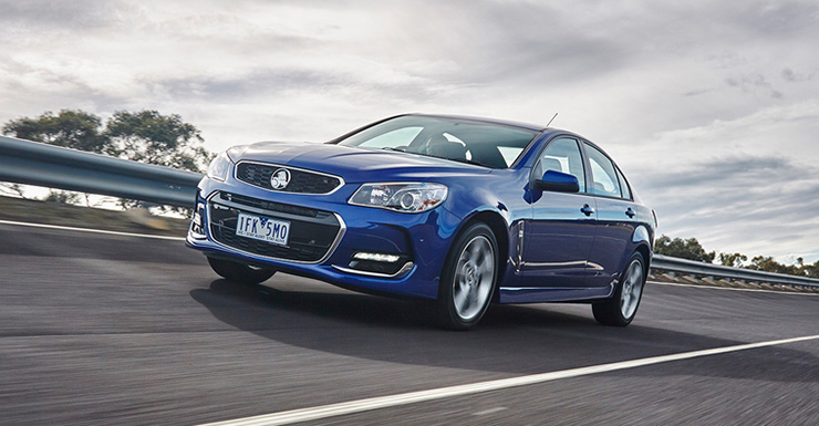New Holden Commodore SV6.