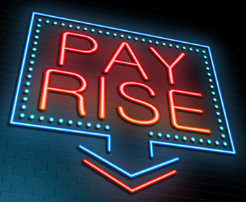 Deligiannis says there's no benchmark percentage for a pay rise – it all depends on performance.