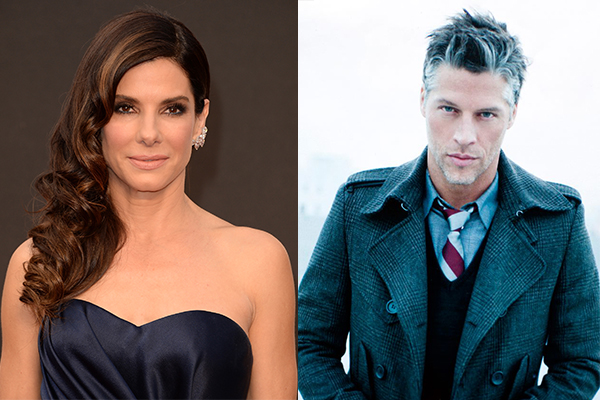 Sandra Bullock and Bryan Randall. Photos: Getty, Facebook
