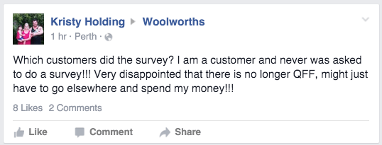 Woolworths Facebook 2