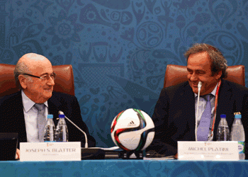 Ethics committee founded by Blatter has suspended he and Platini. Photo: Getty