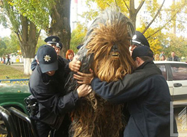 AAAWWWWRRRGGG- Chewie, probably. Photo: Twitter