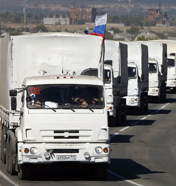 Weapons transports have been disguised as humanitarian convoys.
