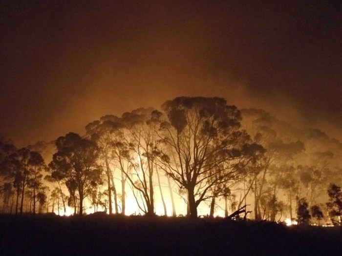 The Lancefield fire was one of 70 to have flared up in Victoria at the weekend.