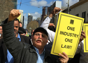 uber protest