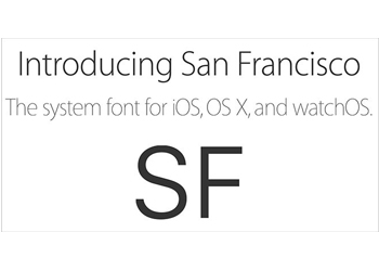 The new font is another integration across all Apple devices.