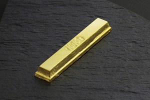 The golden Kit Kat is one of around 30 strange flavours offered in Japan. Photo: AAP