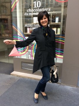 Ute in Paris.