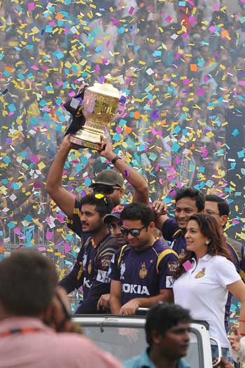 There's no hotter ticket in Kolkata than the Knight Riders. Photo: Getty