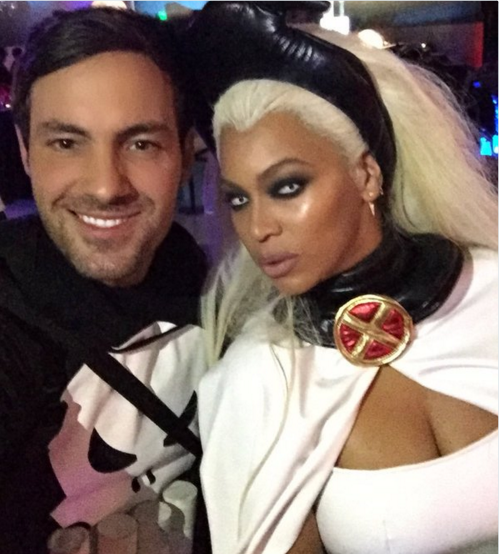 Beyonce as superheroine Storm from X-Men. Photo: Instagram