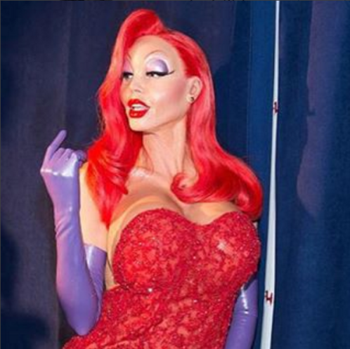 The always impressive Heidi Klum as Jessica Rabbit. Photo: Instagram